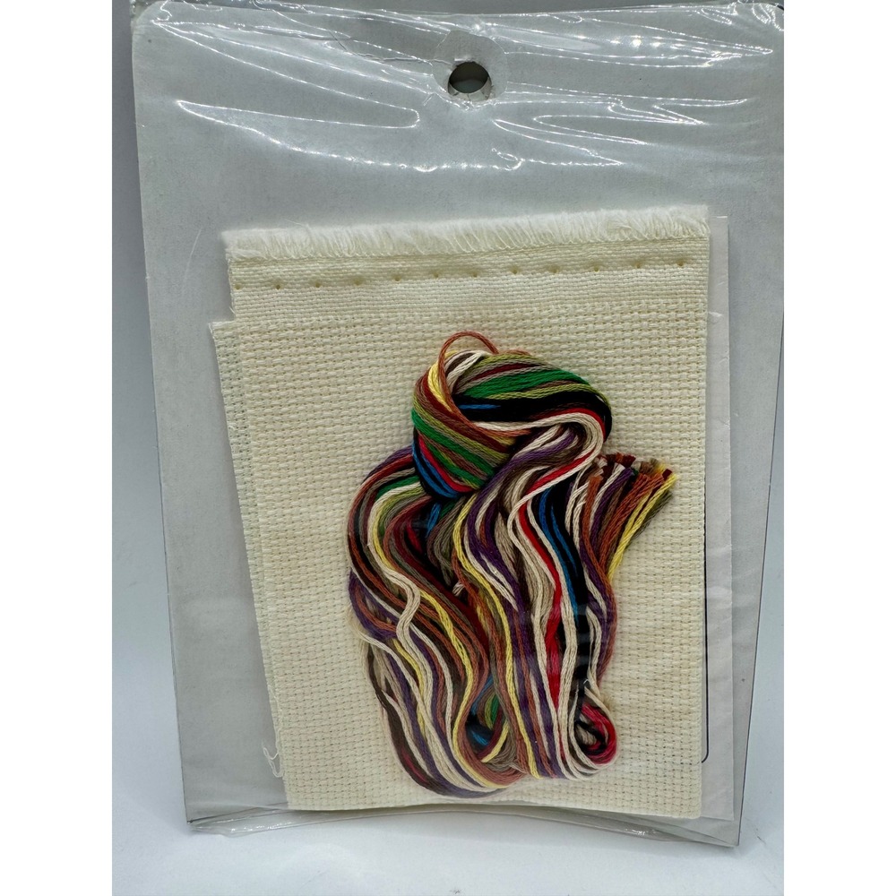 Jiffy Sunset Southwest Flavor Counted Cross Stitch Kit 16640 7x5 Ivory Aida 1996 - Picture 2 of 4